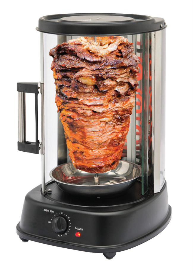 Forno Elétrico Vertical 1500w Churrasco Grego Kebab webtrony