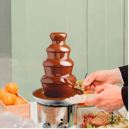 Cascata De Chocolate Fonte 4 Andares 44cm