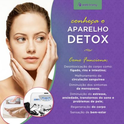 Aparelho Detox Duplo Ion Desintoxicação Ionica Com Cinturão - Image 5