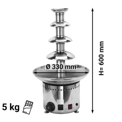 Cascata de Chocolate Fonte Profissional 4 Torres (grande) 60cm