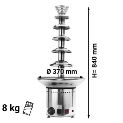Cascata de Chocolate Fonte Profissional 6 Torres 8kg