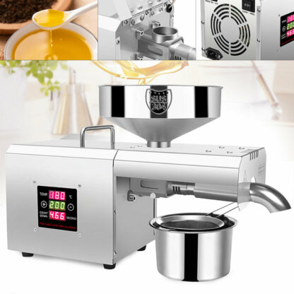 Prensa de óleo automática Extrator de óleo em aço inoxidável 300W - Image 2