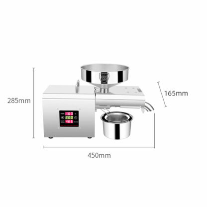 Prensa de óleo automática Extrator de óleo em aço inoxidável 300W - Image 3