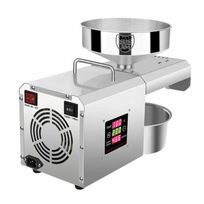 Prensa de óleo automática Extrator de óleo em aço inoxidável 300W - Image 8