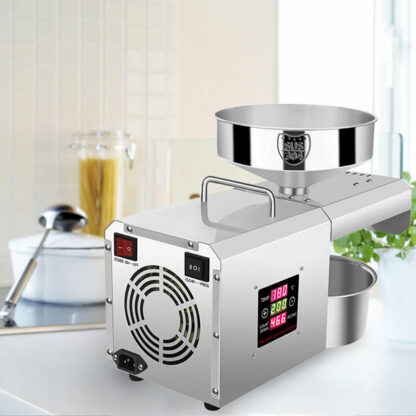 Prensa de óleo automática Extrator de óleo em aço inoxidável 300W - Image 10