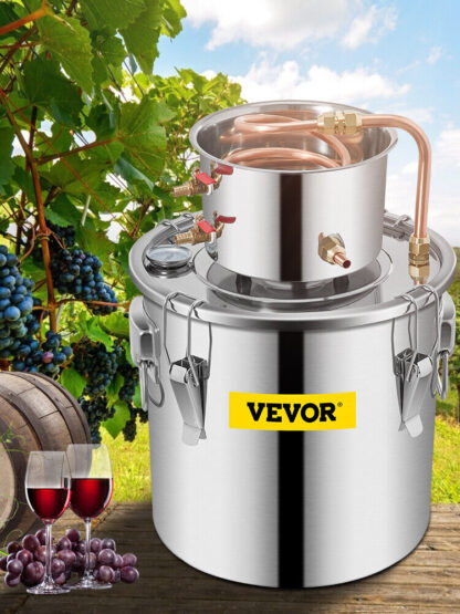 Destilador alambique inox 11,4L etanol vinho grapa brandy oleos essenciais - Image 2