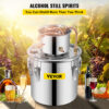 Destilador alambique inox 30L etanol vinho grapa brandy oleos essenciais - Image 9