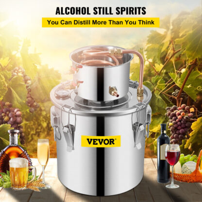 Destilador alambique inox 11,4L etanol vinho grapa brandy oleos essenciais - Image 11