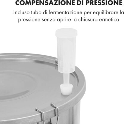 Fermentador de cerveja ou vinho artesanal Klarstein 30L inox - Image 7