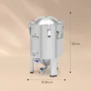 Fermentador de cerveja ou vinho artesanal Klarstein 15L inox - Image 2