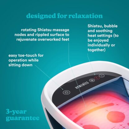 Aparelho Shiatsu Massagem Pediluvio Termico - Image 4