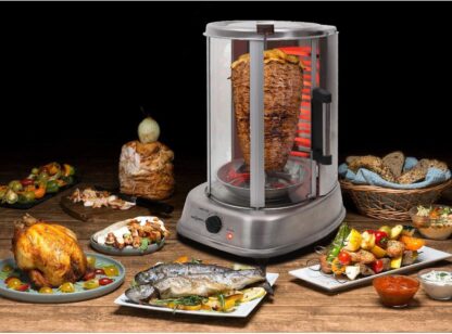 Forno Elétrico Vertical 1800w Churrasco Grego Kebab