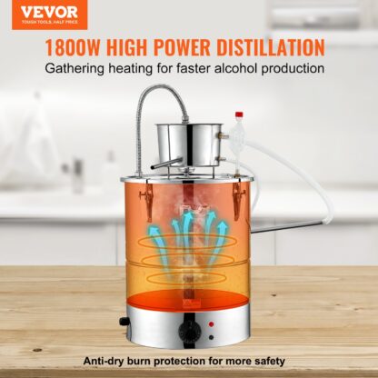 Destilador alambique elétrico de alcoolicos e óleos essenciais 30L - Image 3