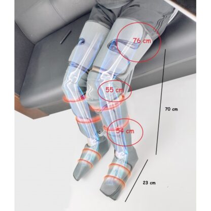 Bota Compressão Pneumática Massagem com Aquecimento - Image 3