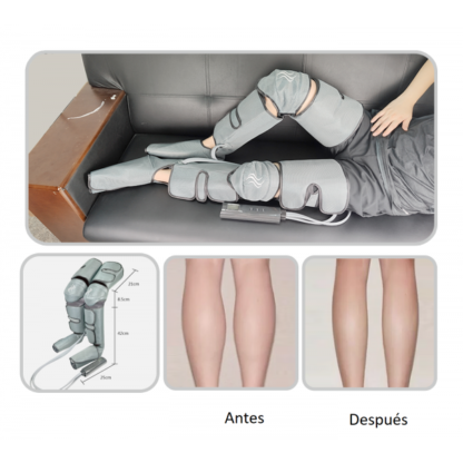 Bota Compressão Pneumática Massagem com Aquecimento - Image 4
