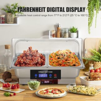 Buffet Elétrico com Display e tampa rolê em pvc