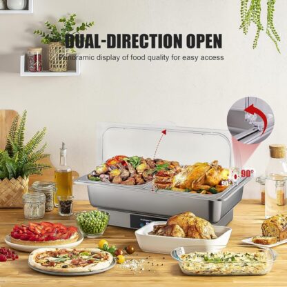 Buffet Elétrico com Display e tampa rolê em pvc - Imagem 4