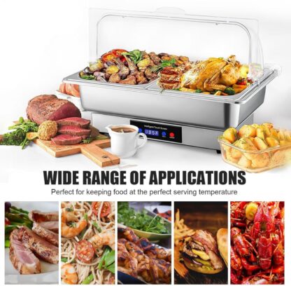 Buffet Elétrico com Display e tampa rolê em pvc - Imagem 5