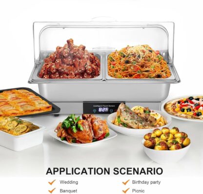 Buffet Elétrico com Display e tampa rolê em pvc - Imagem 6