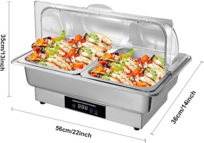 Buffet Elétrico com Display e tampa rolê em pvc - Imagem 7