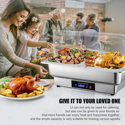 Buffet Elétrico com Display e tampa rolê em pvc - Imagem 9